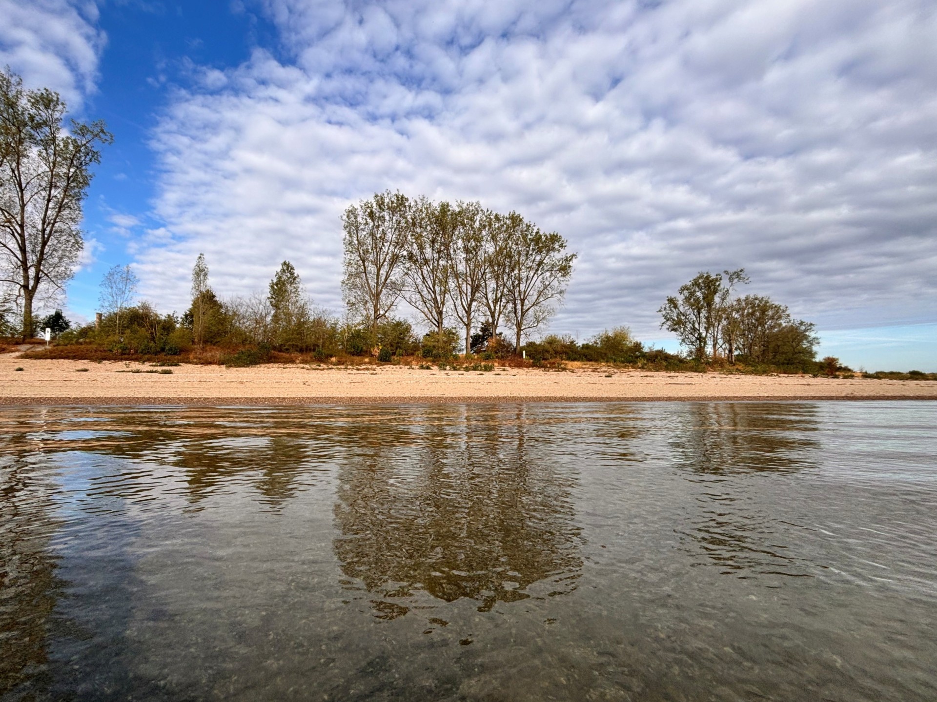 Schwarzer Ort bei Niedrigwasser
