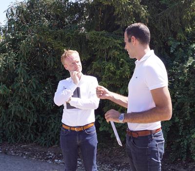 Jan Metzler mit Maximilian Abstein