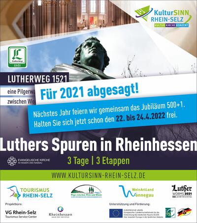 Lutherweg Pilgerwanderung-Absage und neuer Termin