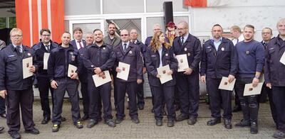 Ehrung der Freiwilligen Feuerwehr