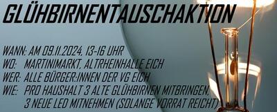 Gl&uuml;hbirnentauschaktion