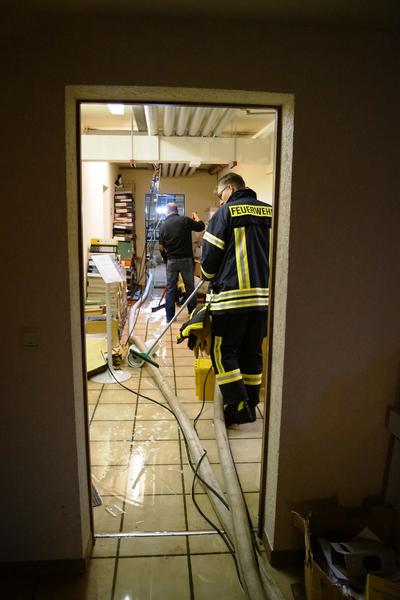 Kellergang zum Archiv des Finanzamtes